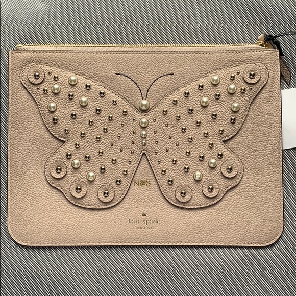 kate spade Handbags - Kate Spade Gia Butterfly Clutch